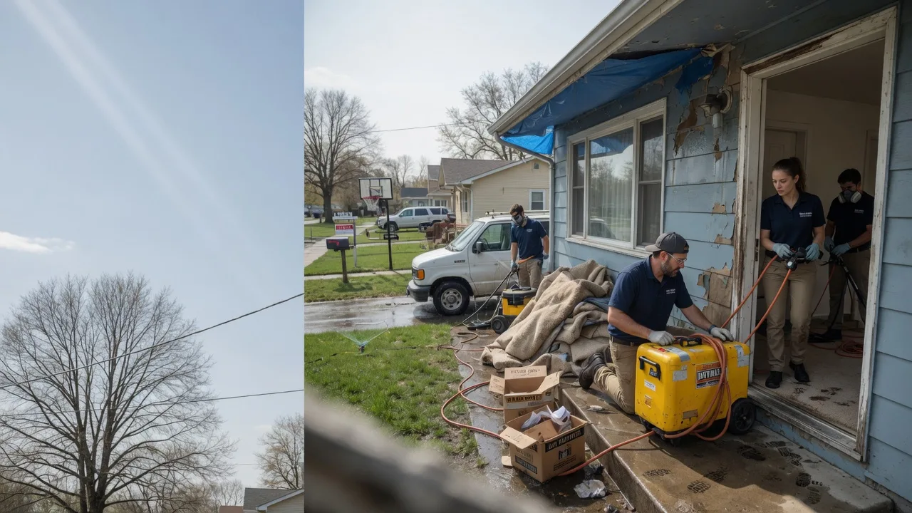 Basement Flood Cleanup in Wyocena, WI near me